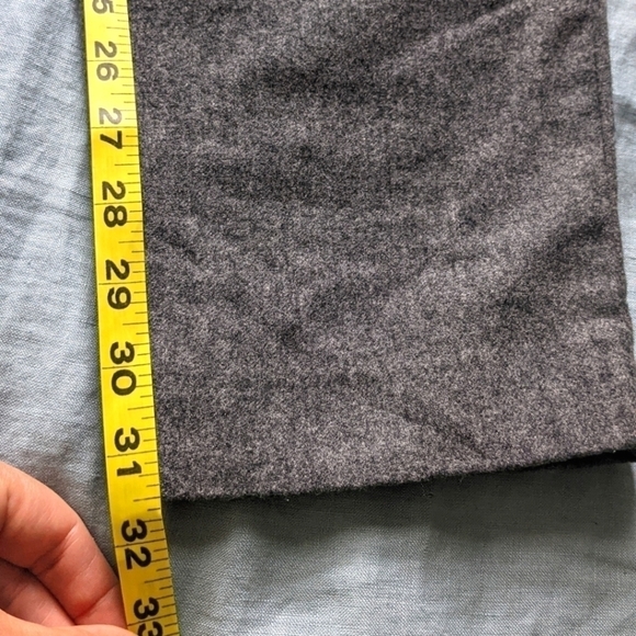 VINTAGE Kors for Bergdorfs Grey Wool Flat Front Pants 10 - Picture 10 of 10